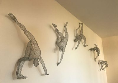 Michelle Castles Sculptures -Capoeira