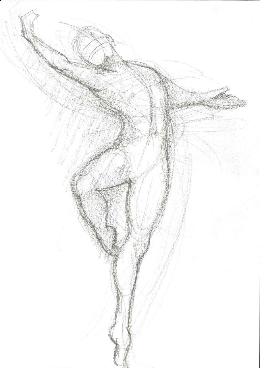 Michelle Castles Dancer III Sketch