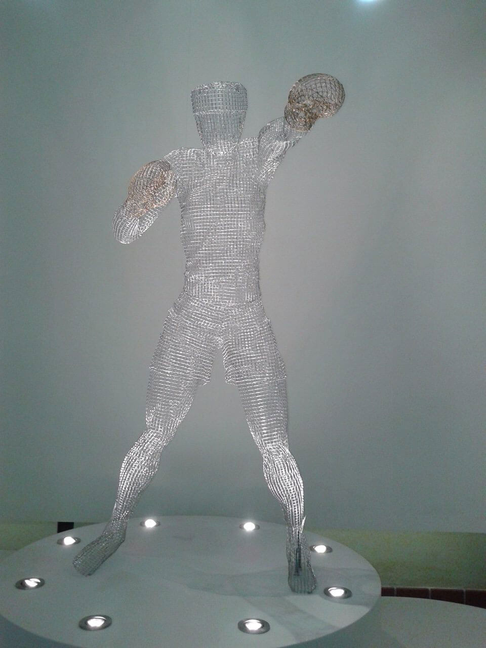 Michelle Castles Sculpture - The Boxer Front View