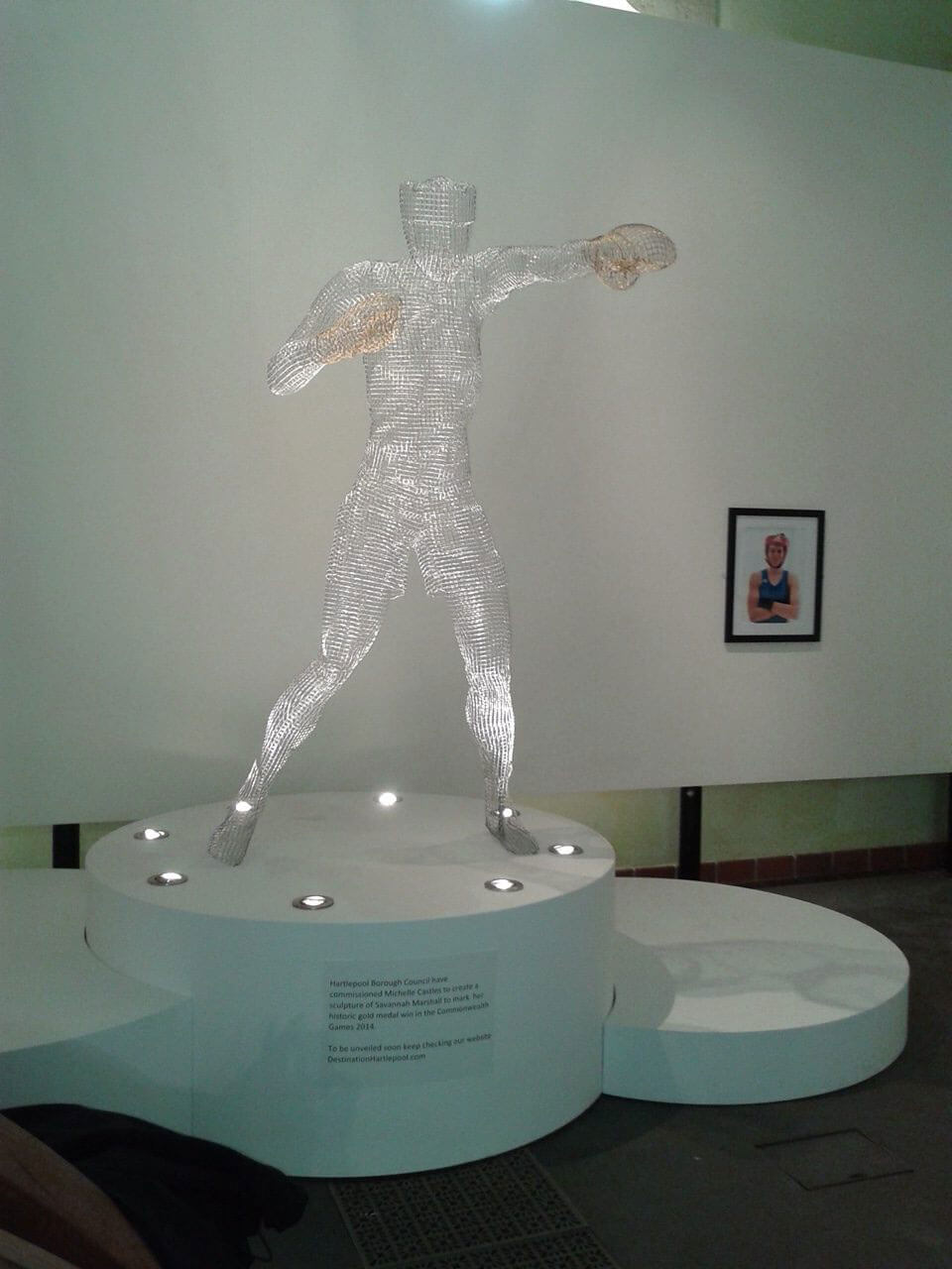 Michelle Castles Sculpture - The Boxer