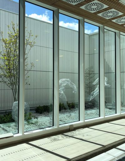 Michelle Castles Sculpture Power of Water Courtyard