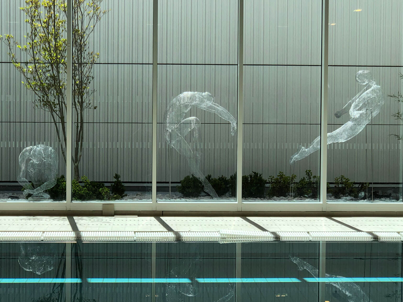 Michelle Castles Sculpture Power of Water Courtyard